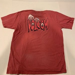 Red Volcom Graphic T-Shirt